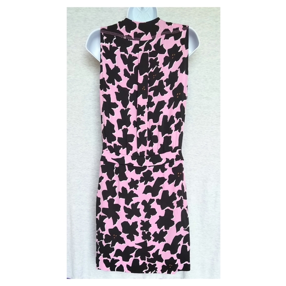 Diane Von Furstenberg Daran Print Silk Faux Wrap Dress - Picture 6 of 11